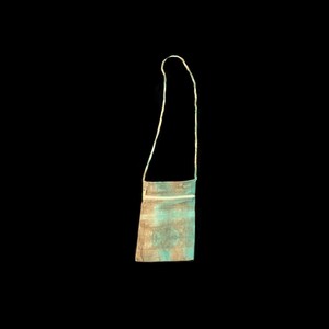 Tie-Dye Bag Crossbody Phone Case Boho Purse Hippie Salpicadura gris y verde Tamaño pequeño Teñido a mano Cremallera Tie Dye
