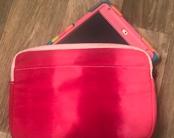 Tie-Dye Tablet Case Magenta and Pink Handmade Tie Dye Reader Kindle iPad Mini Samsung Google Padded