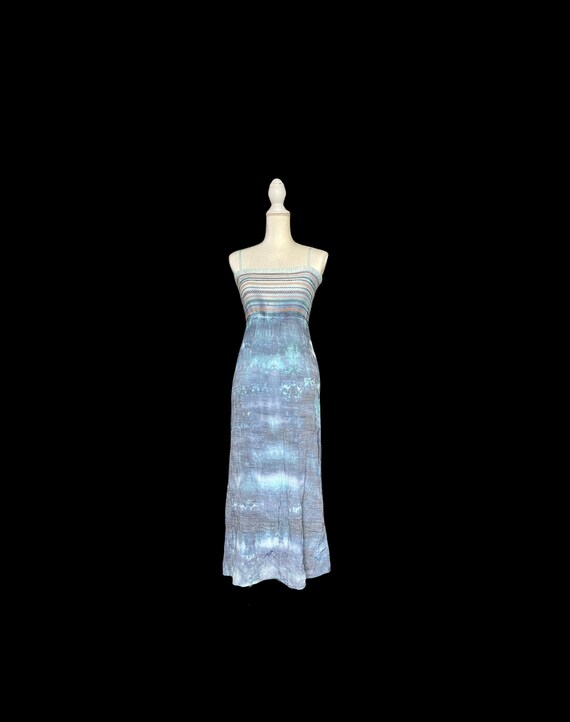 forever 21 blue tie dye dress Tie-dye Women's Spaghetti Strap Size XS Splatter Hand Dyed Ice-dye Maxi Pink/combo And Yellow wEventDress ZAPAKA Women Light Blue Color:Reclaimed Caramel Oak