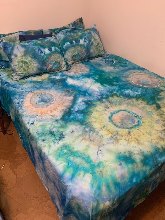 Custom Ice Dyed Duvet Cover Two Sizes, How To Choose A Duvet Cover Color