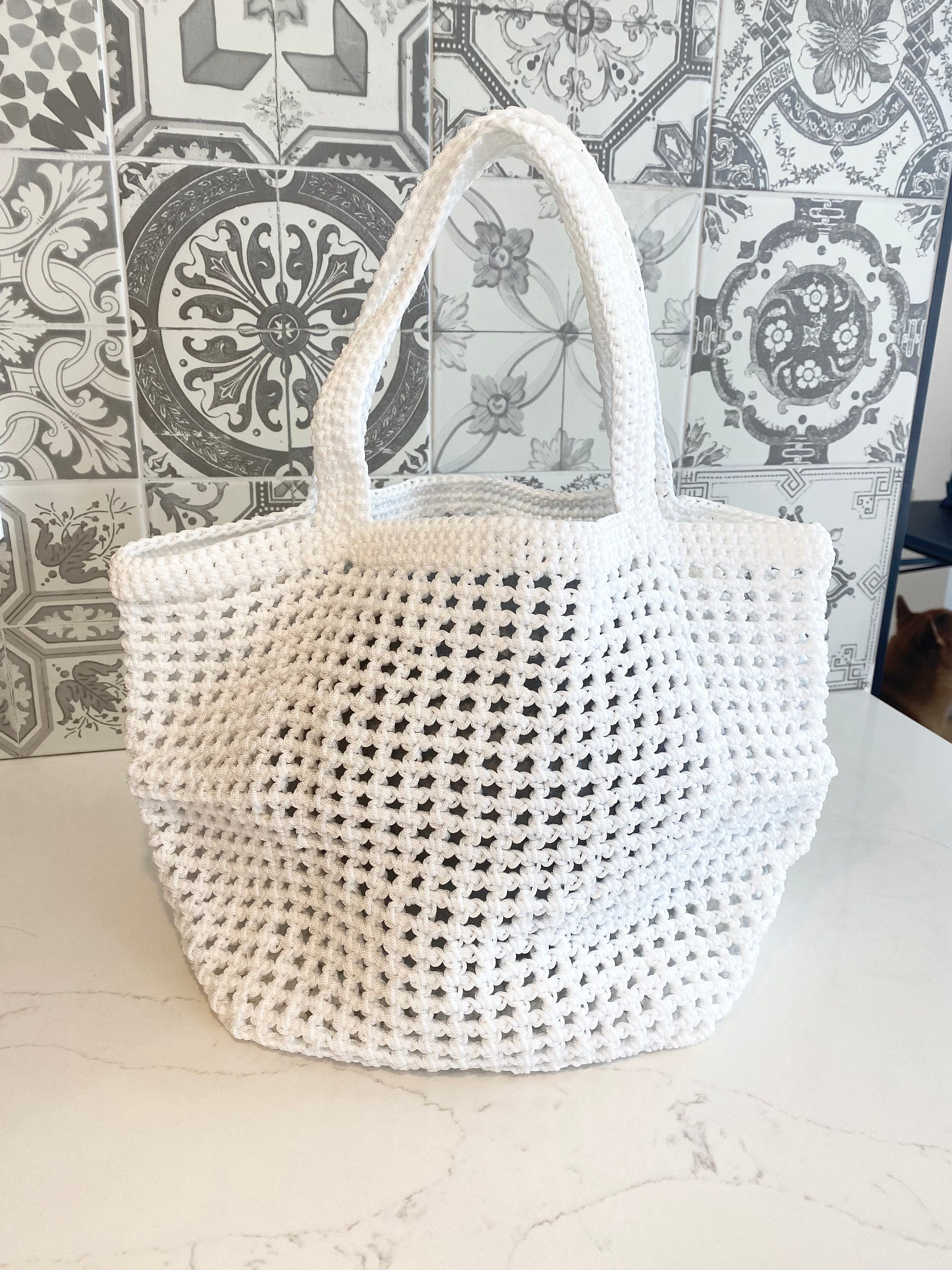 Crochet Shopper, Big Bag, City Shopper Bag, Fashion Bag