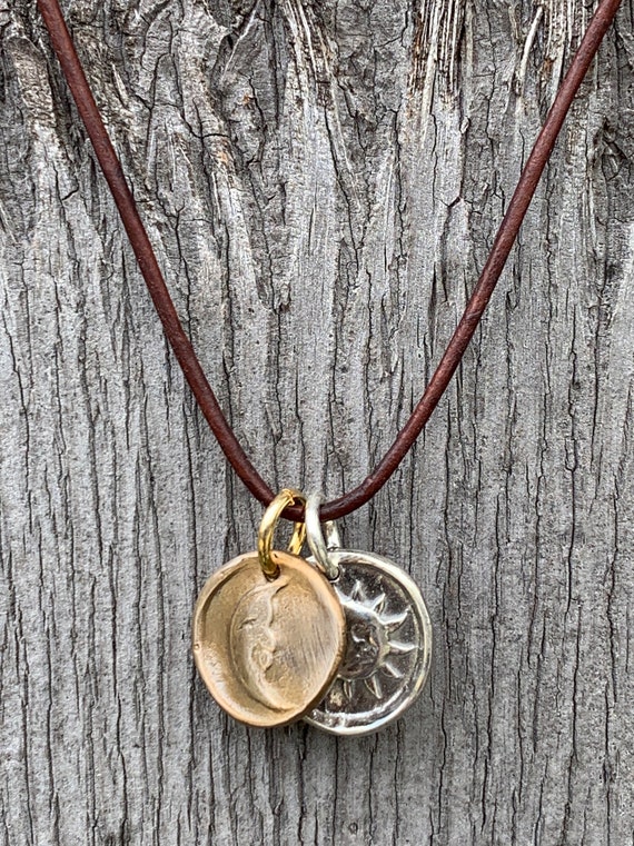 Sterling Silver Sun and Water Necklace Sterling Silver Sun and Water Necklace