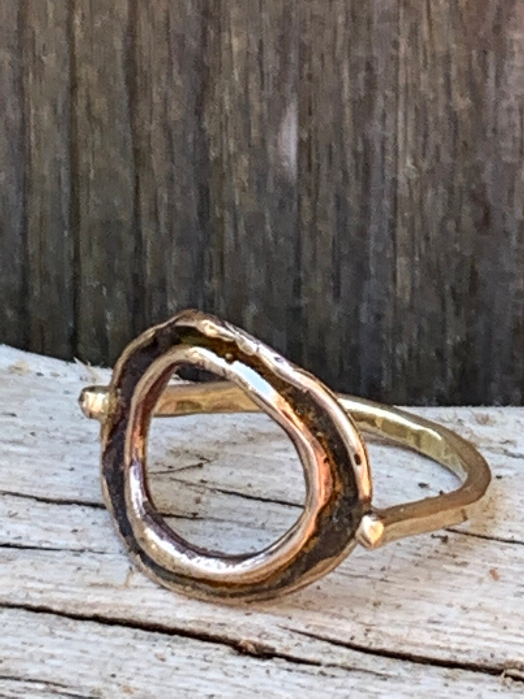 Collana In Oro Giallo Riempito 14K Con Topazio Blu Naturale &ndash; Fatto A Mano, 45cm