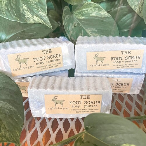 Pumice & Soap Foot Scrub. Foot Self Care at Home Pedicure Etsy
