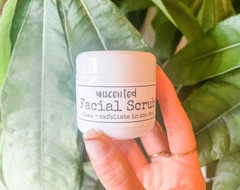 Gently exfoliating whipped facial cleanser with a little fine pumice to polish face & give a natural glow