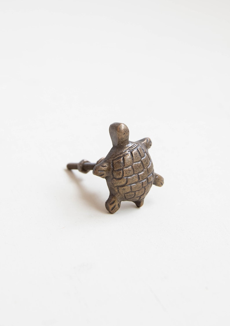 Turtle Nautical Furniture Knob Drawer Pull Vintage Style Door Handle Metal Animal Handle