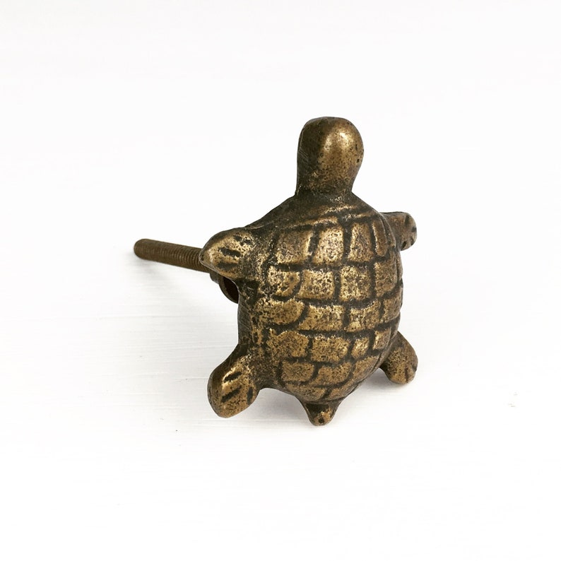 Turtle Nautical Furniture Knob Drawer Pull Vintage Style Door Handle Metal Animal Handle