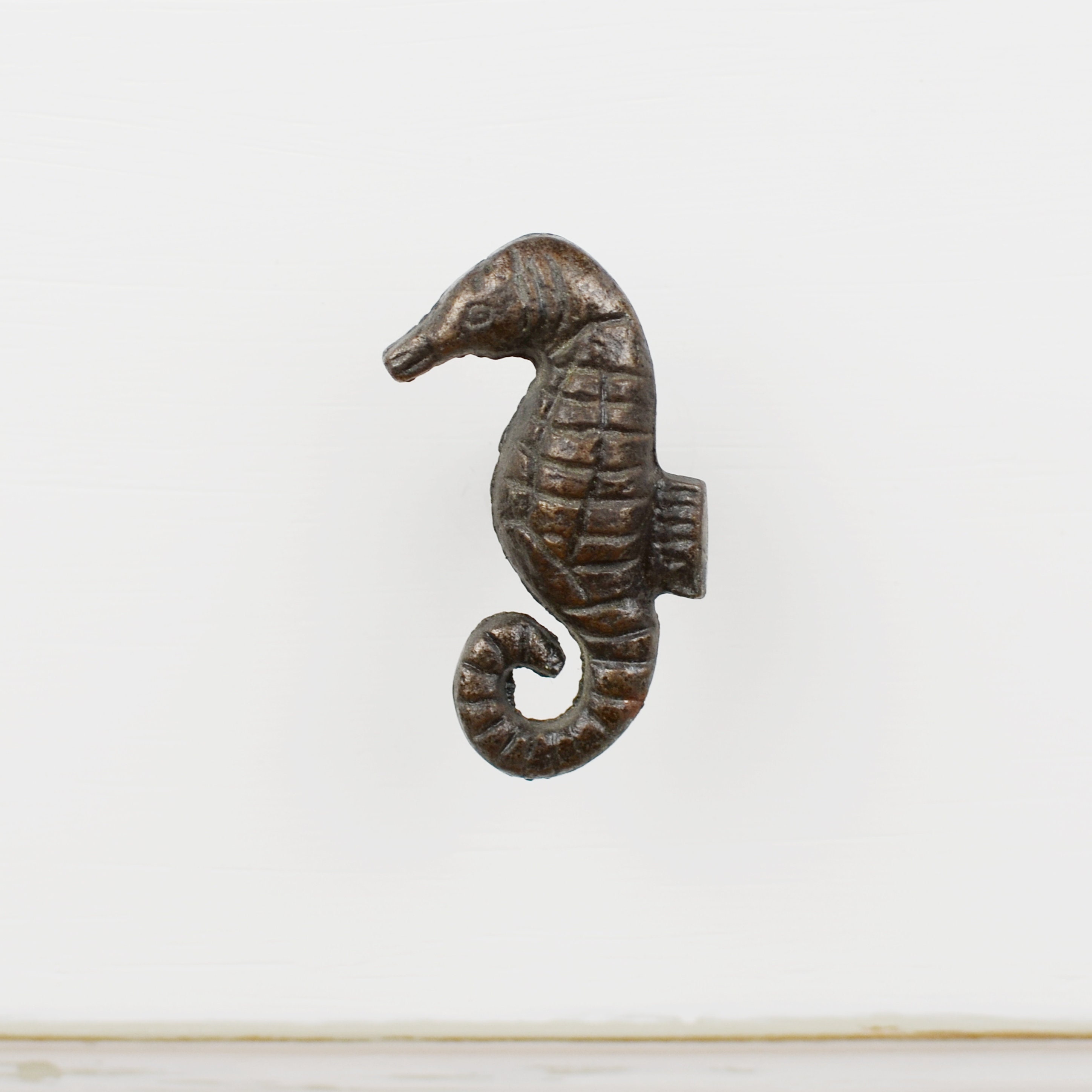 Seahorse Door Knob Drawer Handle Vintage Metal Animal Cute Cabinet
