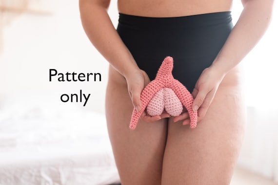 Crochet Anatomical Clitoris PDF PATTERN Crochet Anatomy, Body