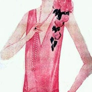 1929 Evening Frock Pattern by EvaDress