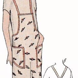 1928 Quick Apron Pattern by EvaDress