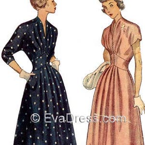 1949 Dress Pattern by EvaDress