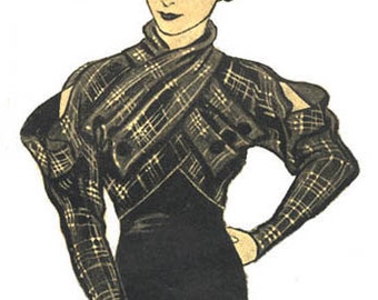 1933 Katharine Hepburn Jacket EvaDress Pattern