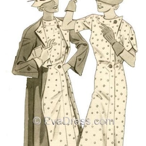 1935 Frock & Coat Pattern by EvaDress!