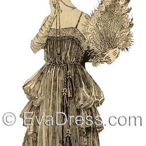 1920 Evening Frock Pattern by EvaDress image 1