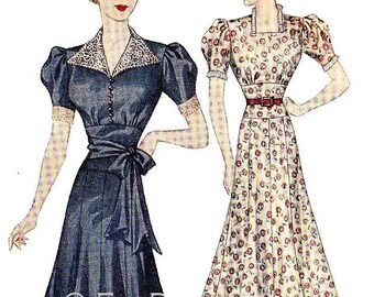 1938 Frocks Pattern by EvaDress