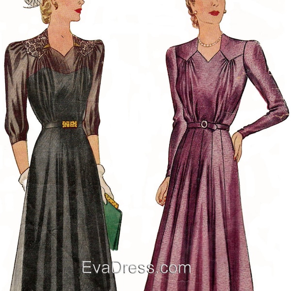 1940 Dress Pattern by EvaDress