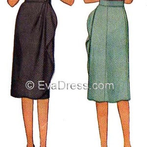 1944 Wrap Skirt EvaDress Pattern