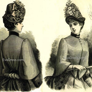 1885 Pelerine Mantel Pattern by EvaDress