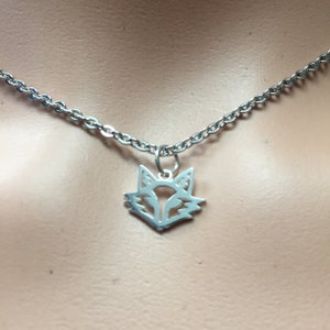 Hotwife Fox Vixen Stag Cuckold Original stainless steel and 925 sterling silver Hot wife male   cuckold BBC Bull WILF necklace