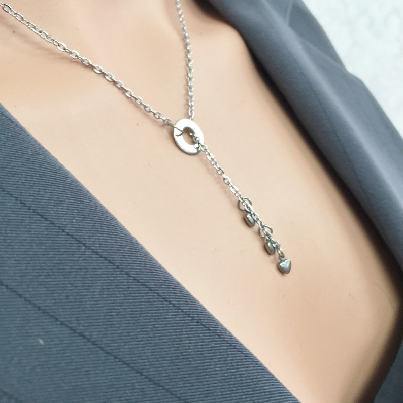 Discreet sm Women Submissive Day Collar Daytime Slave Ddlg Choker All Stainless Steel O Ring Of