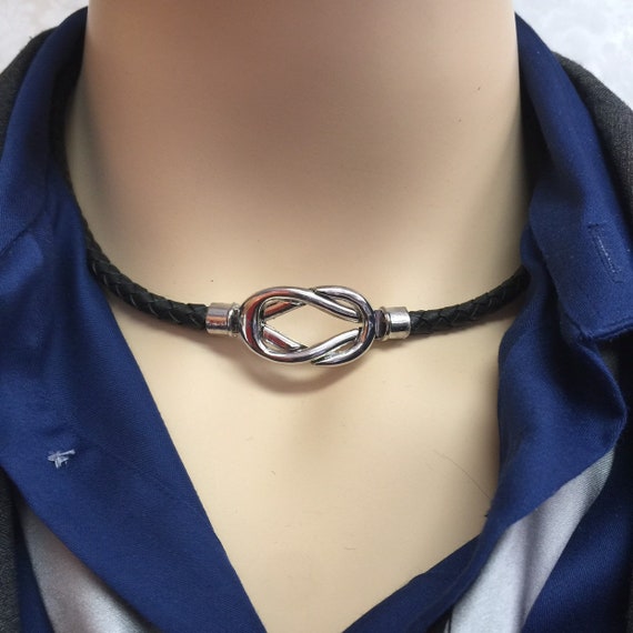 Discreet Leather O Ring Collar Choker Male Mens Necklace 5mm Etsy Discreet Leather O Ring Collar Choker Male Mens Necklace 5mm Etsy
