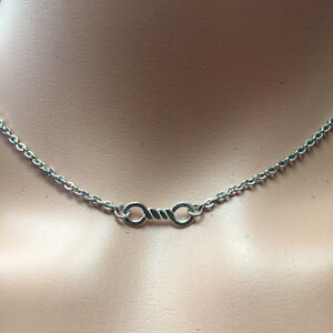 minimalist Original Stainless Steel & Sterling Silver Celtic Knot Infinity Shibari Twisted Rope minimalist handmade necklace jewelry