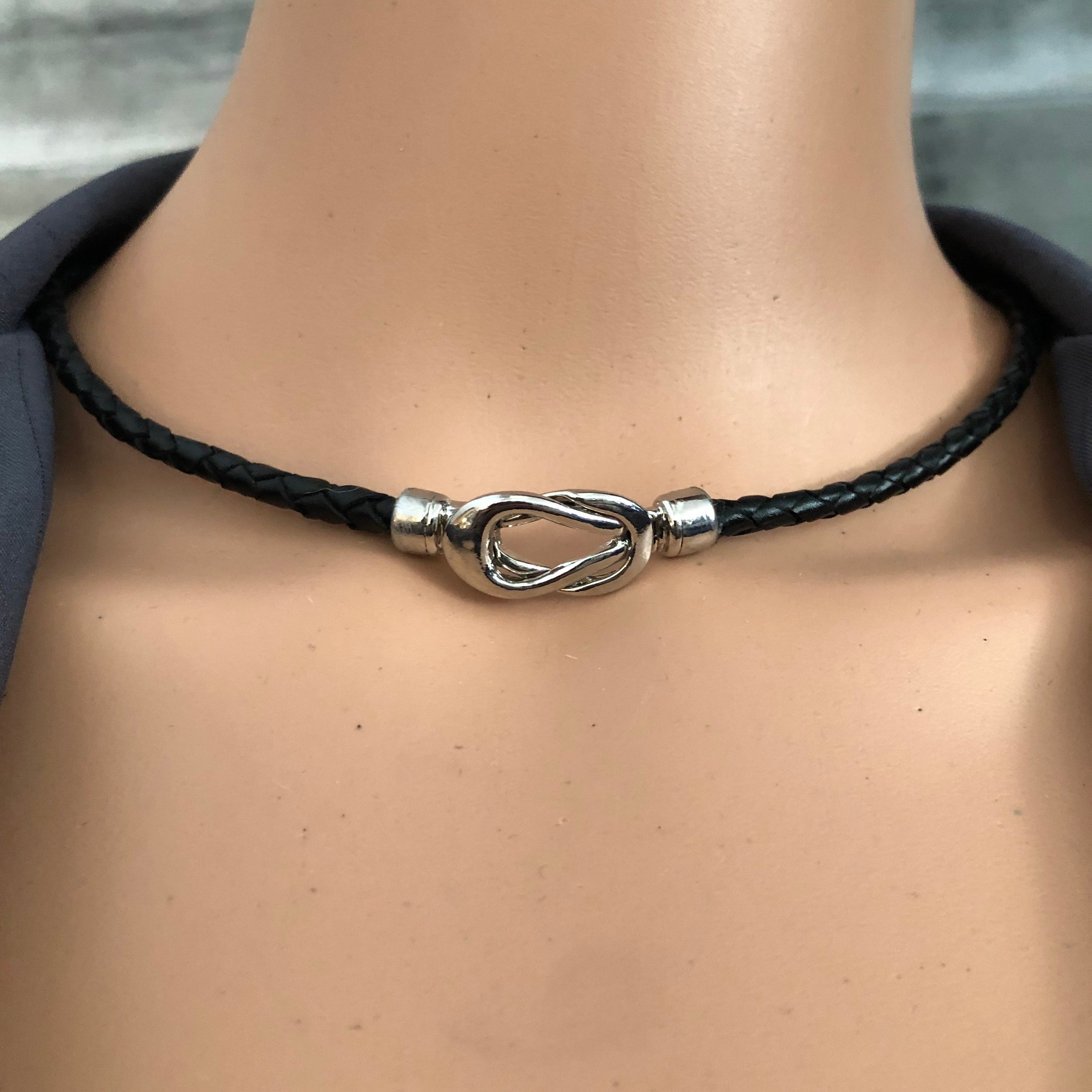 Mens Leather Collar Etsy