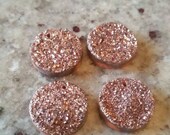 16mm Bronze Resin Druzy