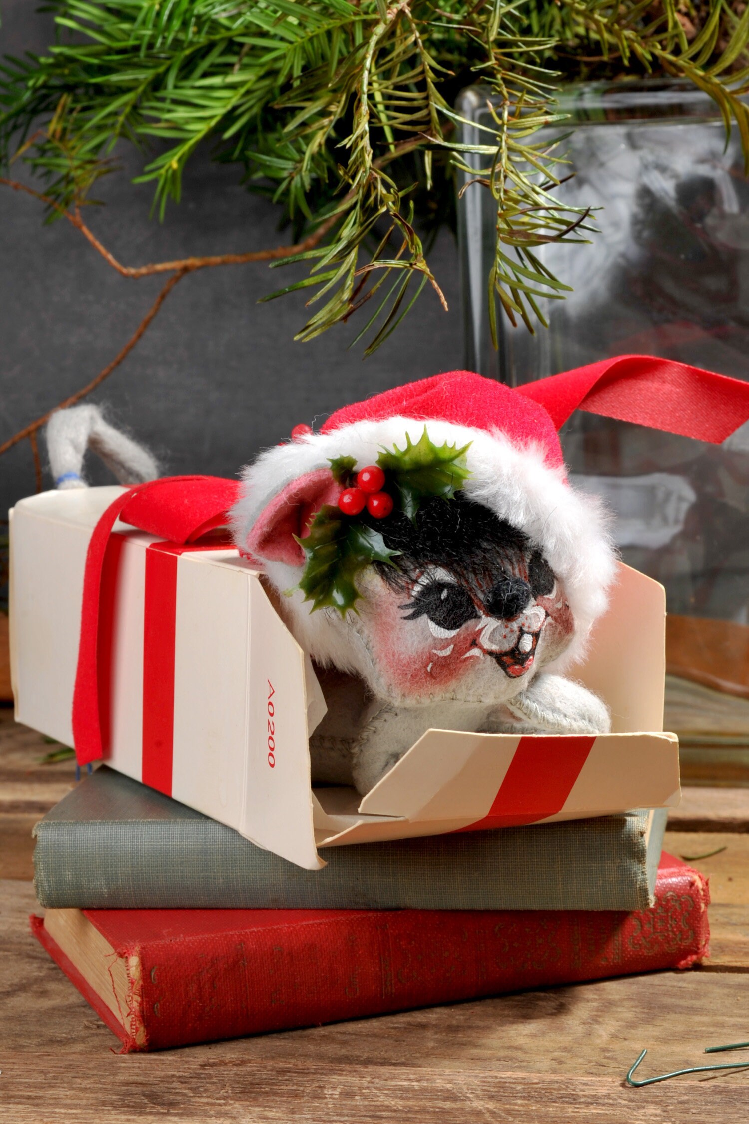 vintage annalee christmas mouse