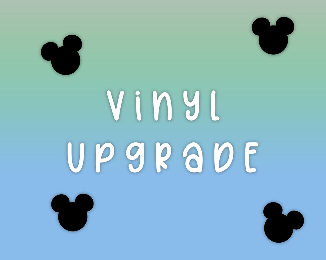 Vinyl Upgrade Rose Gold Vinyl Gold Vinyl Silver Vinyl Etsy