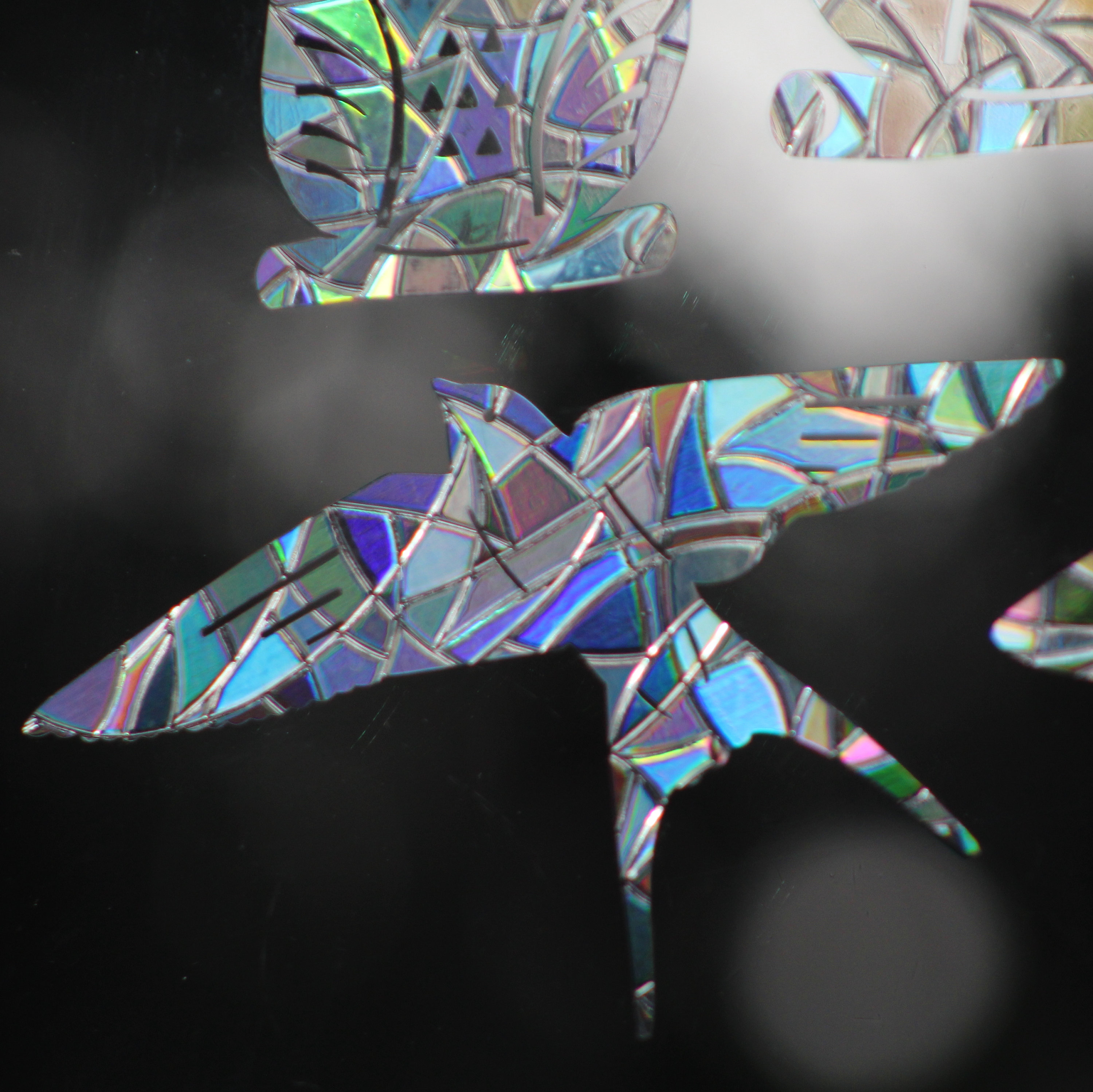 Birds Rainbow Prism Window Decals Conjunto de 8 prevenir Etsy