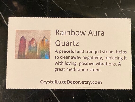 Rainbow Aura Quartz Crystal Towers Rainbow Aura Quartz Crystal Towers