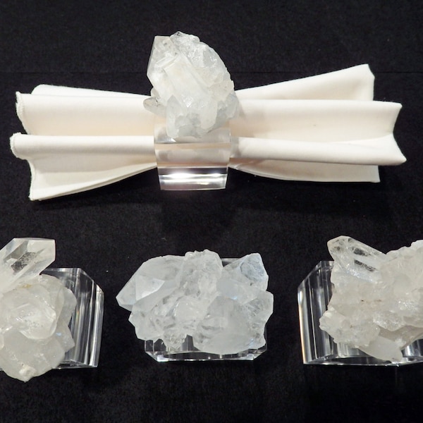 Crystal Napkin Rings - Etsy