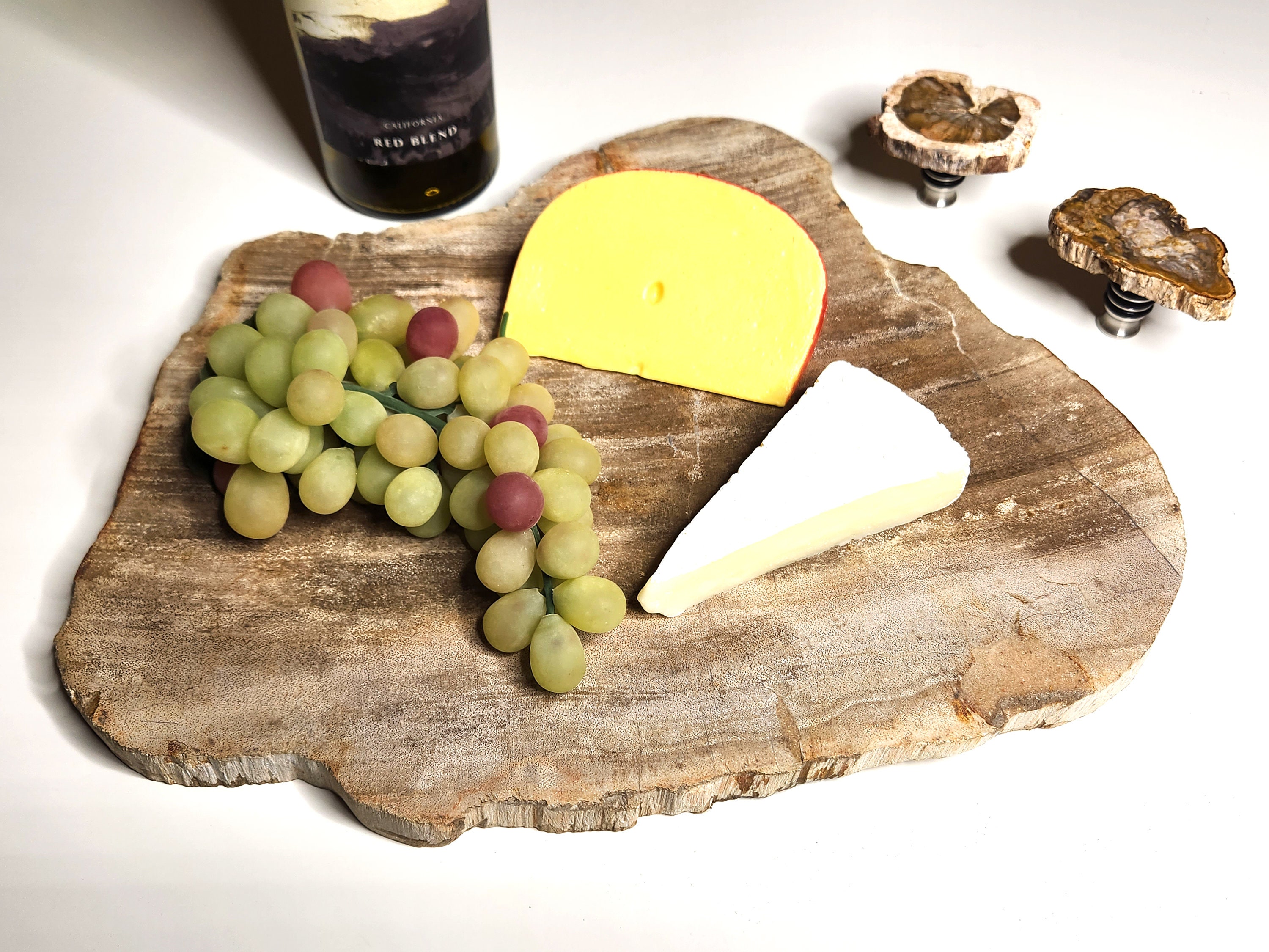 Petrified Wood Serving Platter 14