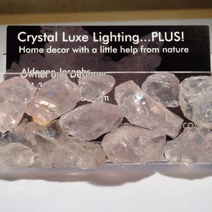 Rose Quartz  (Love Stone) Business Card Holder - Gemstones//Crystals//Minerals//Geodes