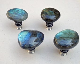 Labradorite Wine Stopper - Sold Individually  --   Geodes/Crystals//Minerals//Gemstone Wine Stopper