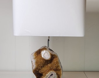 Gorgeous Citrine Table Lamp "Bella" -- Mineral Lamp//Rock Crystal Lamp//Gemstone Lamp//Geode  (X13)