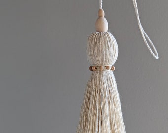 Door Tassel | Decorative Tassel #120 | Cotton Tassel | Natural Tassels | Jute Tassel | Door Knob Hanger | Tassel Purse Charm