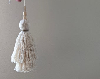 Door Tassel | Decorative Tassel #122 | Cotton Tassel | Natural Tassels | Jute Tassel | Door Knob Hanger | Tassel Purse Charm