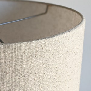 MCM Drum Lamp Shades with Spider Washer | Midcentury Modern Lamp Shade | Drum Shade | Vintage Lamp Shade | Retro Lamp Shade