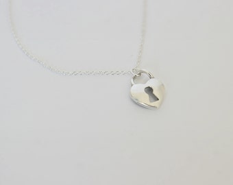 Key to My Heart Necklace- All Sterling Silver