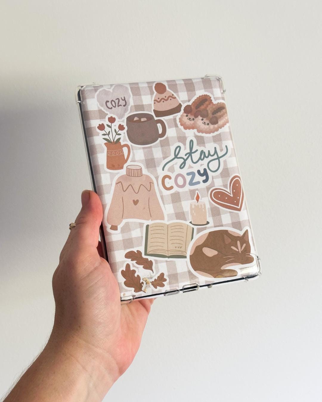 Cozy Vibes Aesthetic Printable Kindle Insert for Clear Case - Basic ...