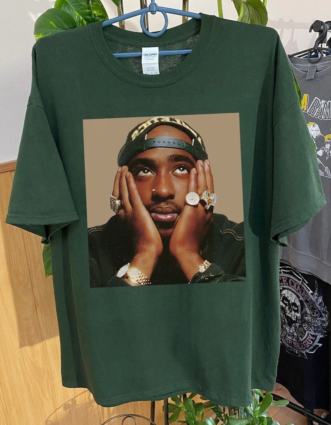 Tupac Shakur Vintage Tshirt 2pac Shirt Rapper Shirt Hiphop Etsy