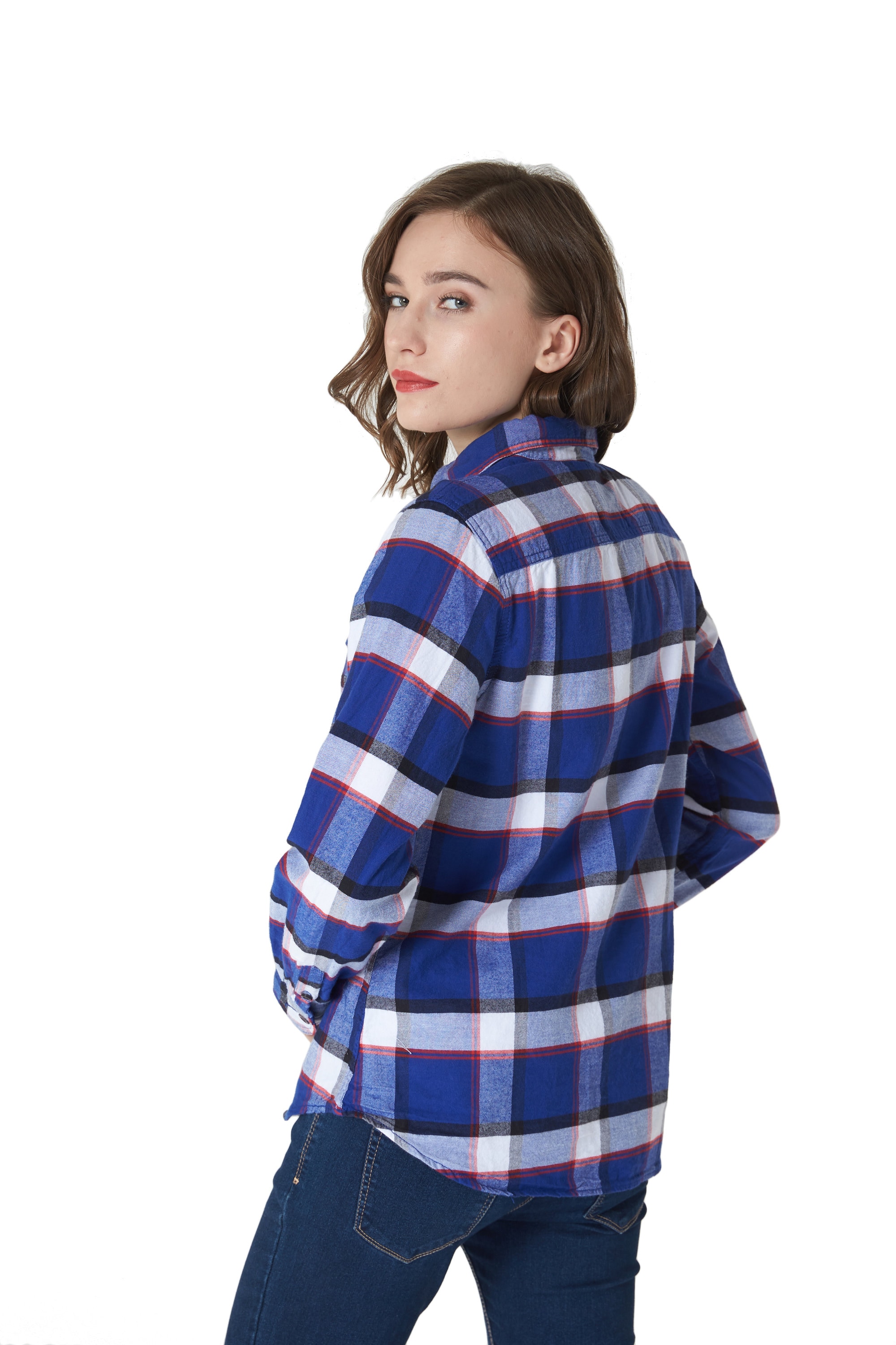 Women's Hand Loom Flannel Shirt 100% Cotton Pre-washed - Etsy