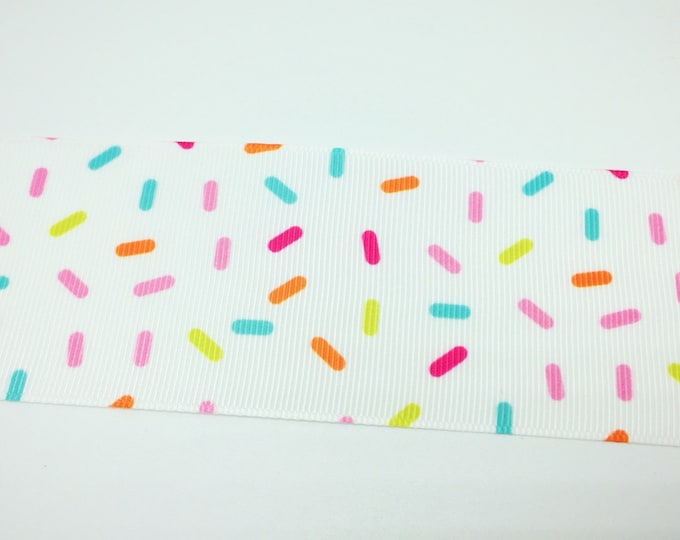 Sprinkles Ribbon, Grosgrain Ribbon, Cookie Sprinkles, Cupcake Sprinkles