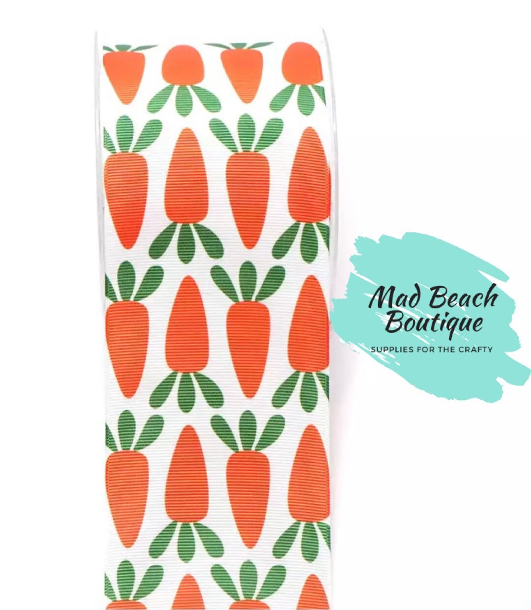 Easter Ribbon Carrot Ribbon Easter Carrot Ribbon Wide Etsy