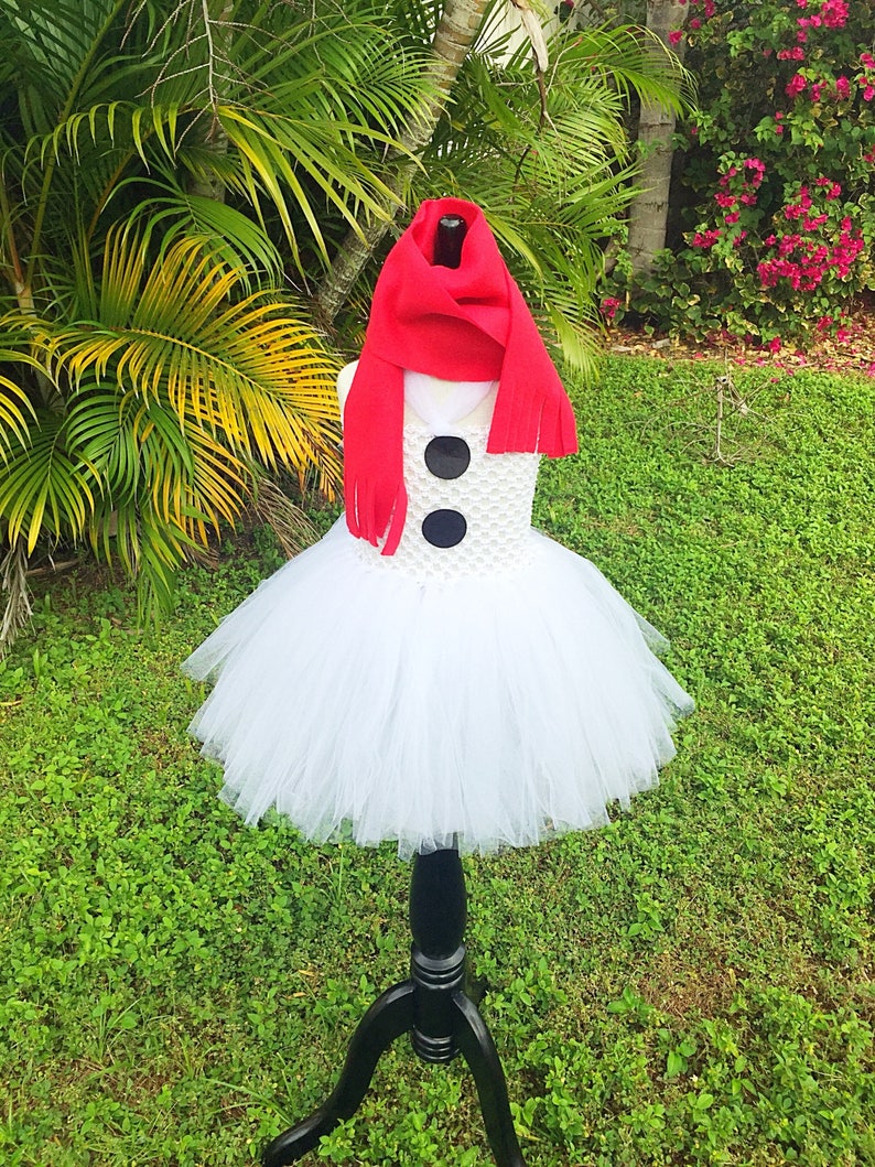 snowman tutu costume