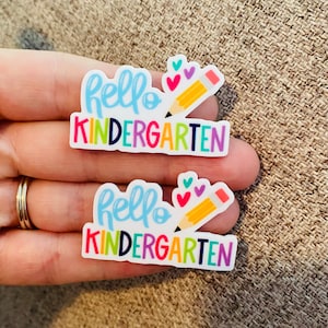 Kindergarten resin, Back to school resin, Kindergarten bow center, School flatbacks, Crafting, Scrapbooking, School bow centers
