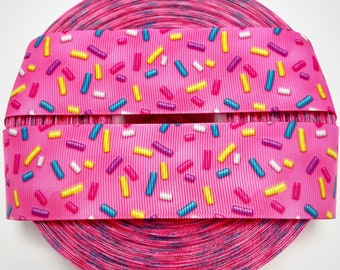 Sprinkles Grosgrain Ribbon: 1.5 Inch, 3 Yard Length